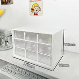 9pcs Stackable Desktop Drawer Organizer