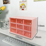 9pcs Stackable Desktop Drawer Organizer