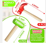 Wooden Toy Hammer for Toddlers