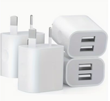 AU Dual USB Wall Charger Plug 5V/2.1A (2/4 Pack)