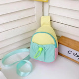 Colorblock Crossbody Bag for Girls
