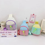 Colorblock Crossbody Bag for Girls