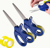 2pc 2-in-1 Scissors with Tape Dispenser