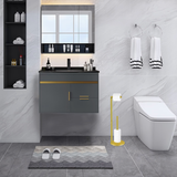 Stainless Gold Freestanding Toilet Paper Holder