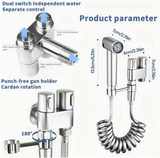 Wall-Mounted Bidet Spray Gun Set