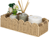 CubesLand ScallopTrim Toilet Paper Basket