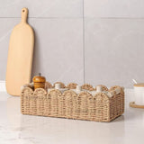 CubesLand ScallopTrim Toilet Paper Basket