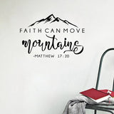 Matthew 17:20 Vinyl Wall Sticker