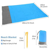Sandproof Beach Blanket 200x140cm