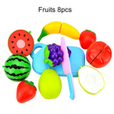 Kitchen Plastic Toys Cutting Food Set