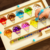 Magnetic Bead Maze Toy for Kids (Ages 2-6)