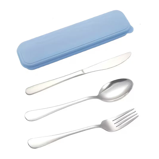 Portable Stainless Steel Tableware 4pcs Set
