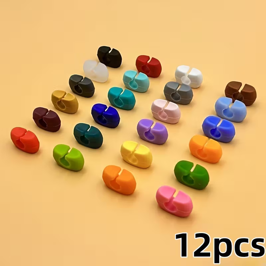 12pcs Silicone Wine Glass Markers