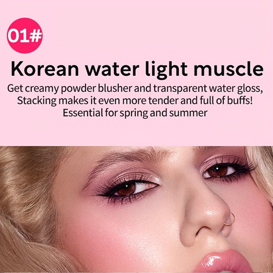 Dual-Color Cream Blush Highlighter