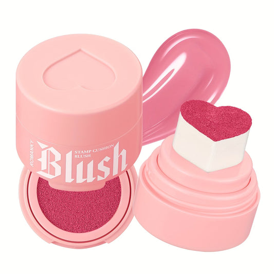 Heart-Shaped Natural Blush Stamp