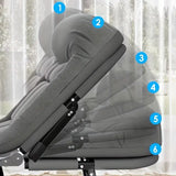 [Portable Folding Bed] Iron Alloy Frame Portable Folding Bed - Adult Size, Office Nap & Camping, Outdoor Leisure, Camping & Hiking Furniture, Outdoor Chair