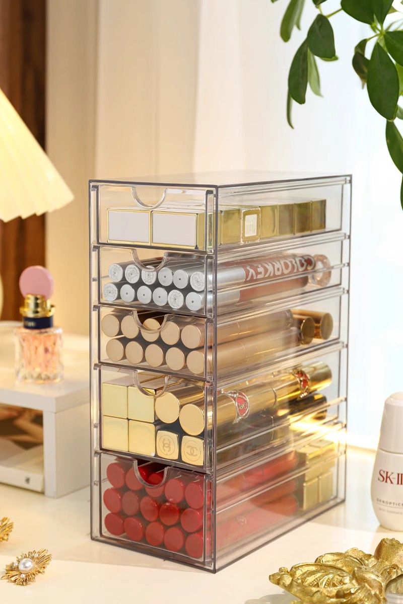 Clear Stackable Acrylic Drawer Organizer