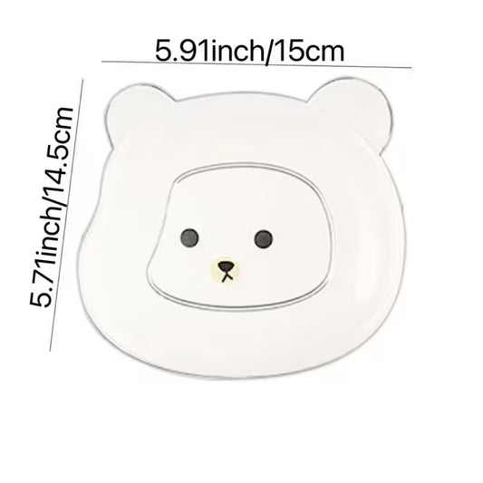 Cute Bear Snack Plate