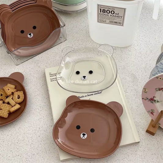 Cute Bear Snack Plate