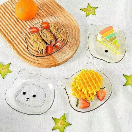 Cute Bear Snack Plate