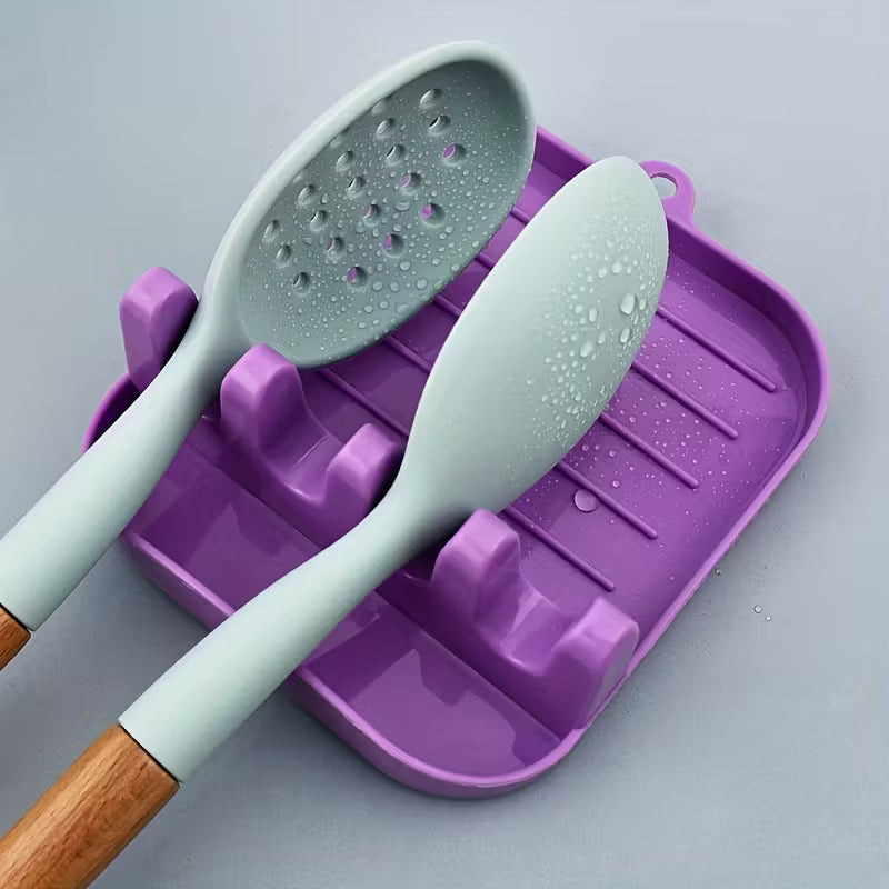 1pc Multi-Purpose Spoon Rest Utensil Holder