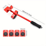 [Heavy Moving] 1 SET Furniture Moving System | Five-Piece Set | Moving Tool | Lifter Roller | Move Tool Set | Wheel Mover | Slider