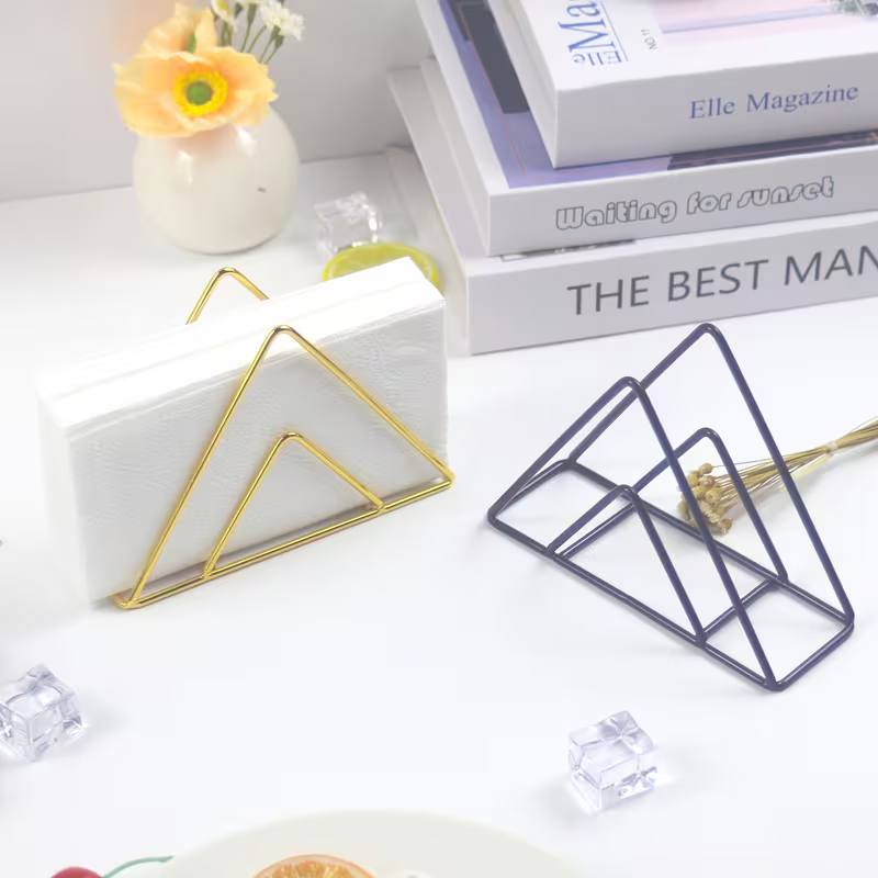 1pc Cast Iron Napkin Holder Stand