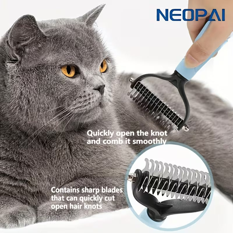 Dual-Sided Pet Grooming Comb