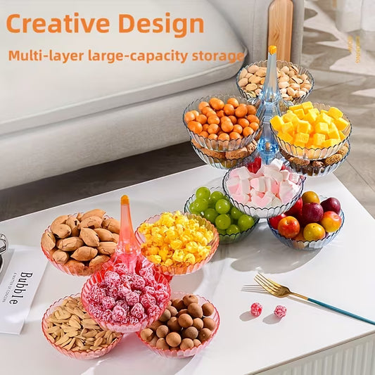 3-Tier Stacked Fruit Snack Platters
