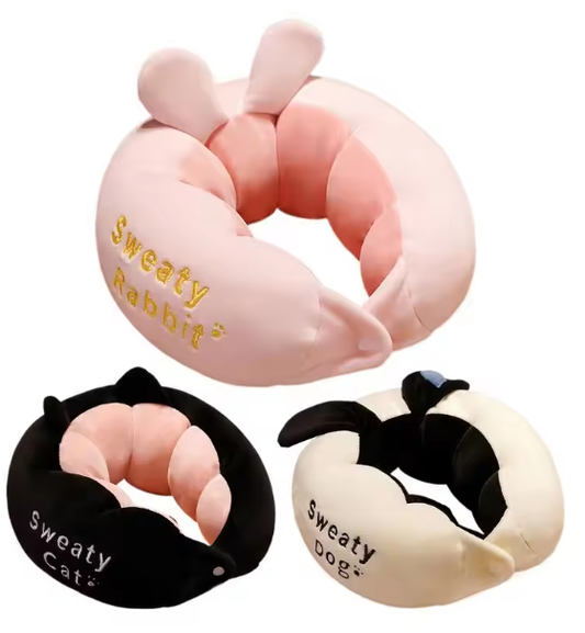 Cute Cartoon Cat U-Shaped Neck Pillow
