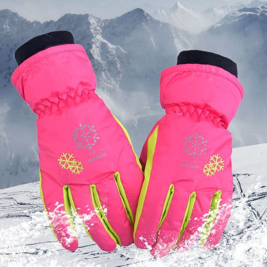 (3-15Y) Kids Windproof Winter Ski Mittens