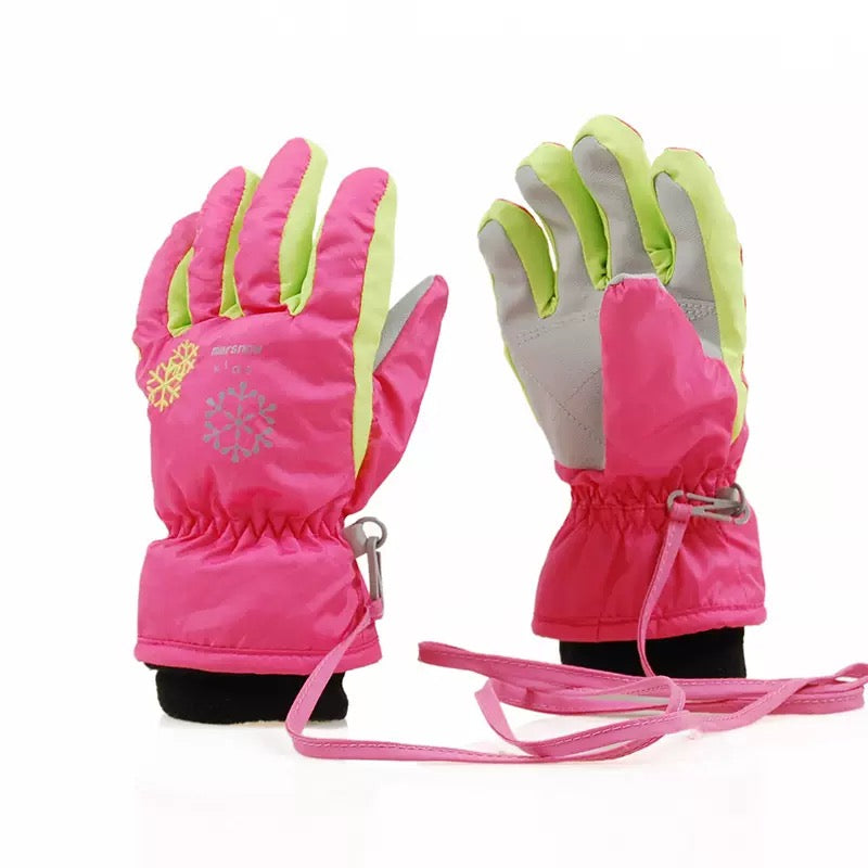 (3-15Y) Kids Windproof Winter Ski Mittens