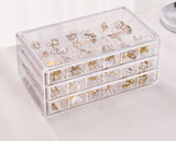 3-Layer Acrylic Earring Holder Display Box