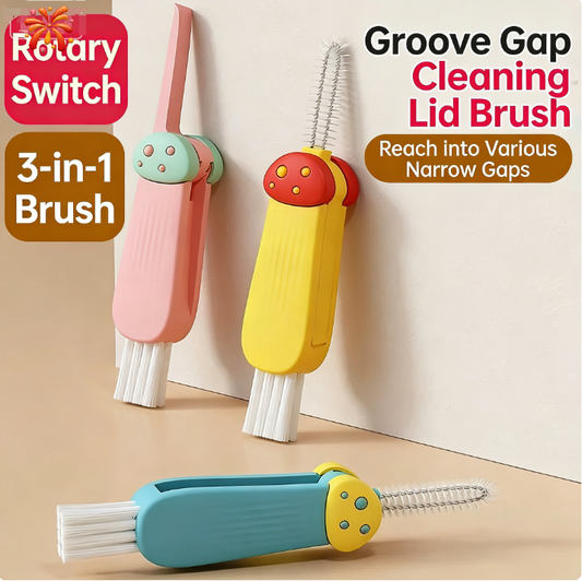 3-in-1 Cup Lid Gap Cleaning Brush Set