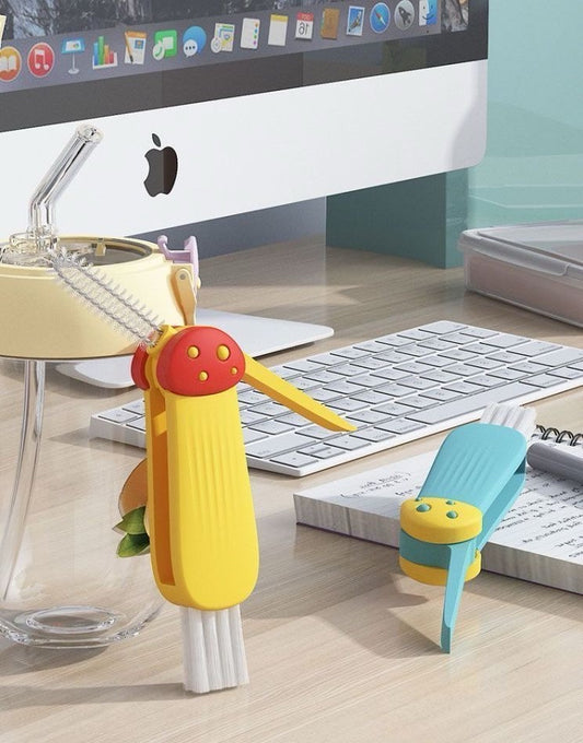 3-in-1 Cup Lid Gap Cleaning Brush Set