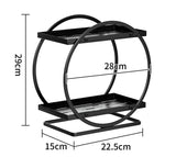Luxury 2-Tier Round Countertop Vanity Organizer