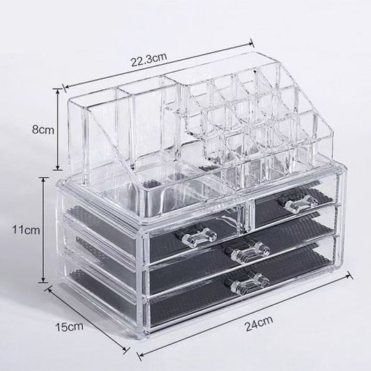Foldable Clear Acrylic Organizer Box