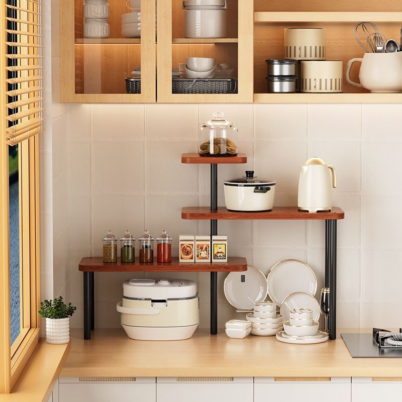 3-Tier Movable Corner Countertop Organizer