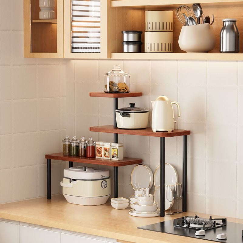3-Tier Movable Corner Countertop Organizer