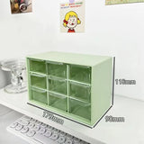 9pcs Stackable Desktop Drawer Organizer
