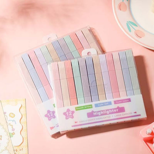 Cute Pastel Highlighters 6pcs Set