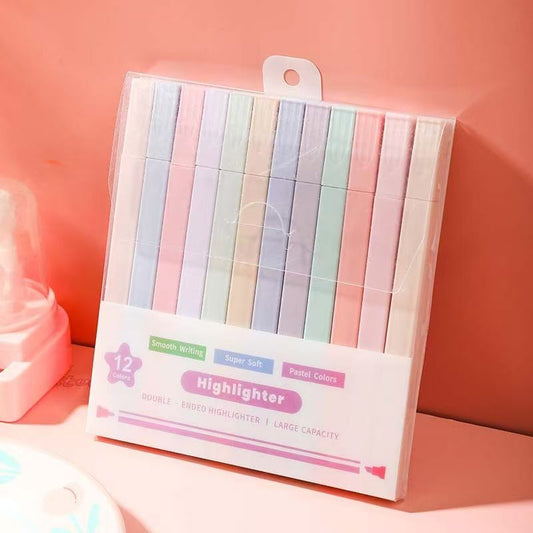 Cute Pastel Highlighters 6pcs Set