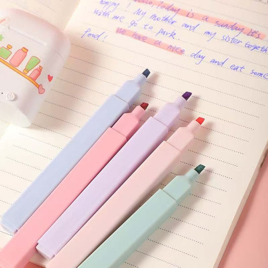 Cute Pastel Highlighters 6pcs Set