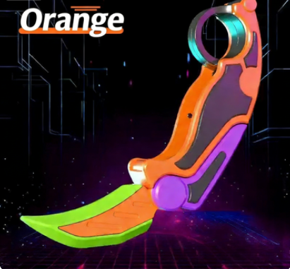 3D Printed Folding Knife Fidget Clicker Toy