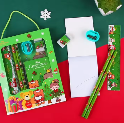 Christmas Kids Stationery Gift Set 6pcs