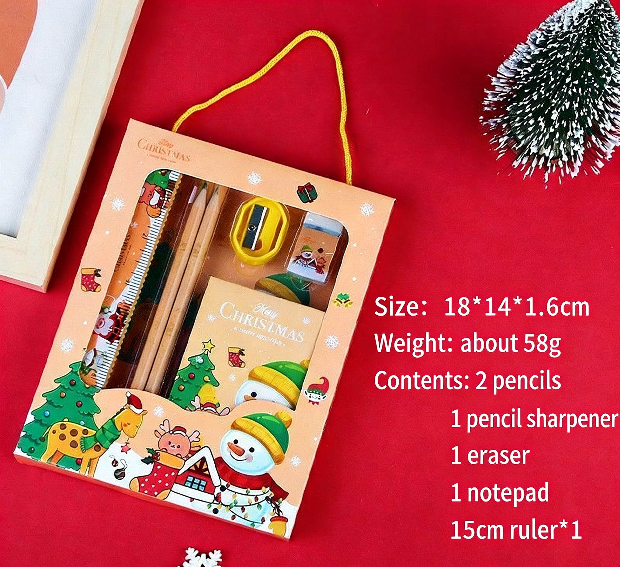Christmas Kids Stationery Gift Set 6pcs