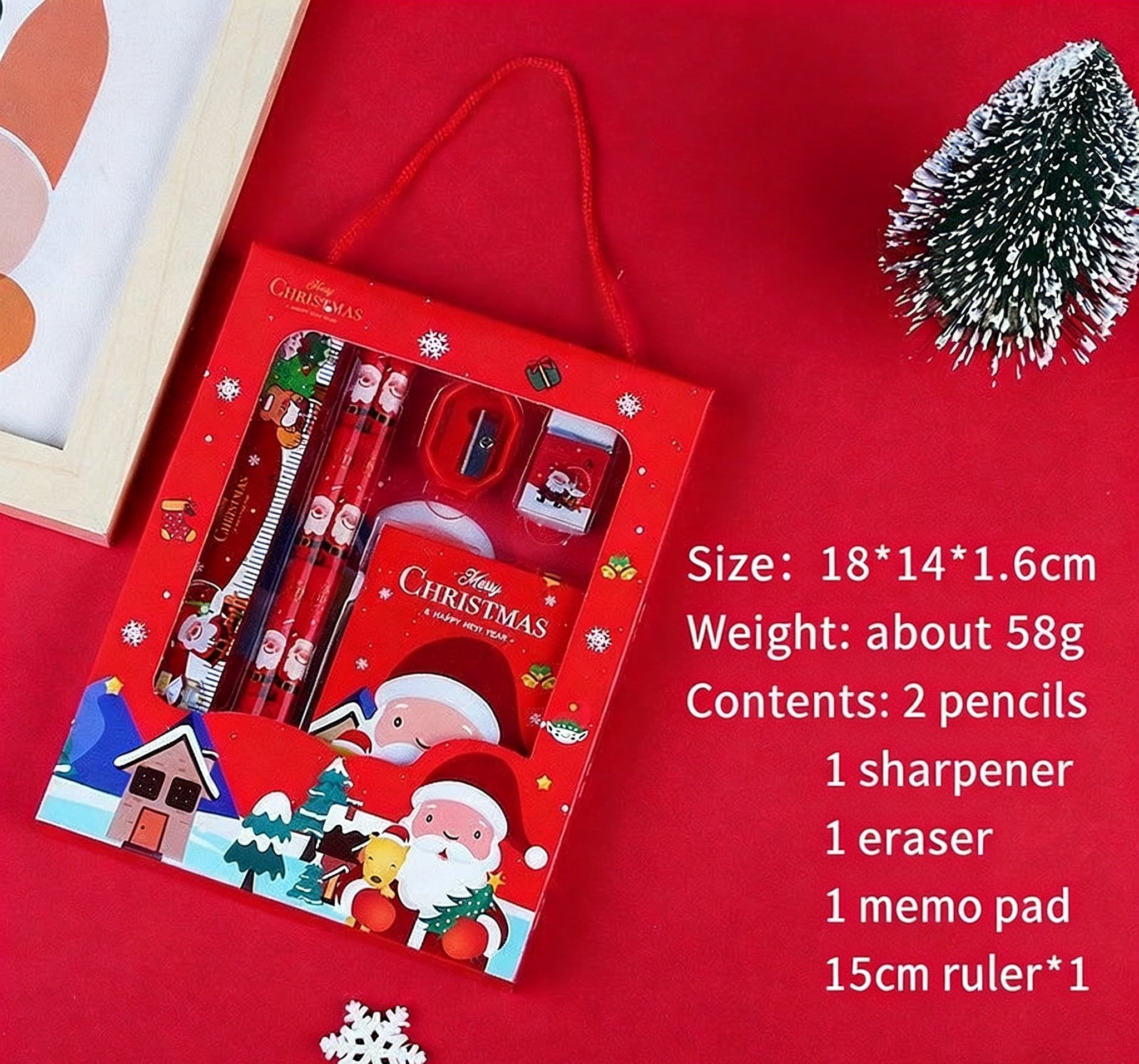 Christmas Kids Stationery Gift Set 6pcs