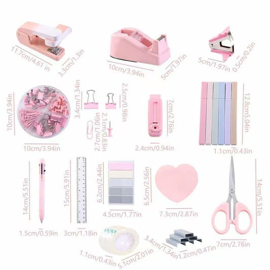 10-Piece Desktop Office Stationery Set
