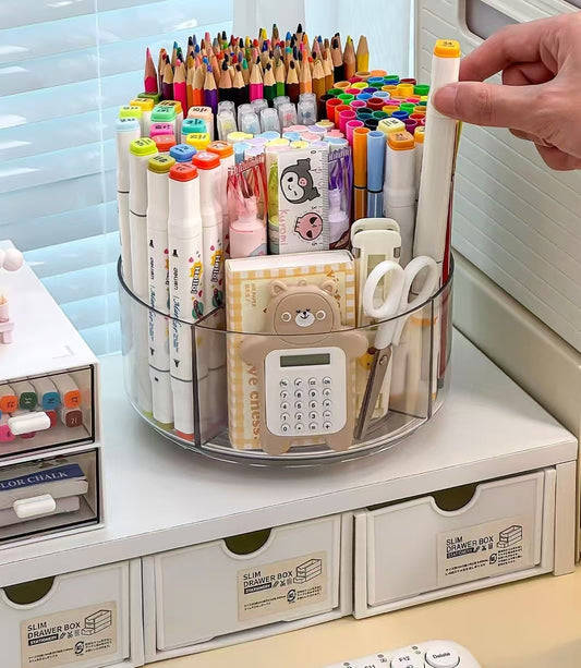 Multifunctional Acrylic Pen Holder