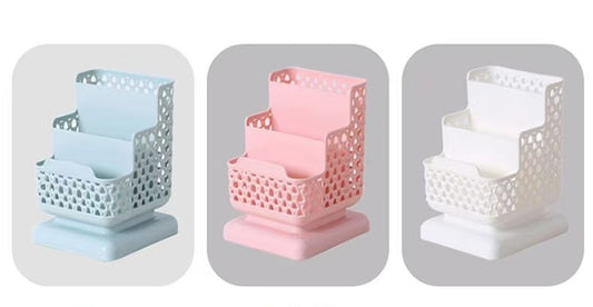 Pen Holder Desktop Organizer with Compartments